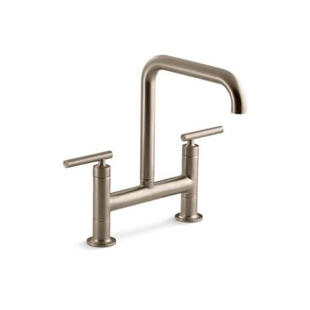 Kohler Purist Deck-Mount Bridge Faucet 7547-4-BV